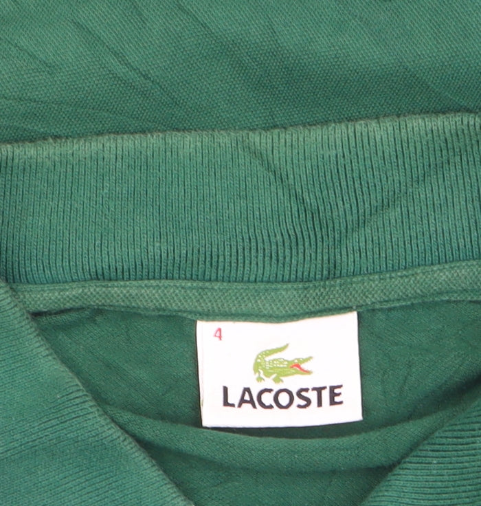 Lacoste Mens Green Short Sleeve Cotton Polo Shirt Size M