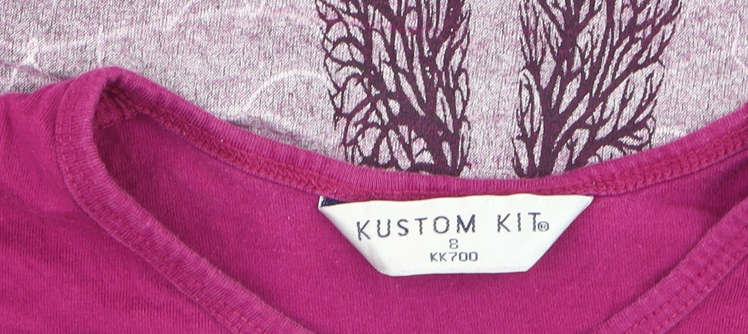 Kustom Kit Womens Pink Florence + The Machine Tour T-Shirt Size 8