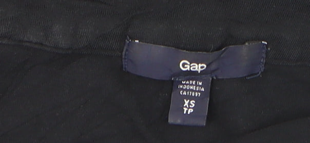 Gap Womens Black Long Sleeve Cotton Jersey T-Shirt XS