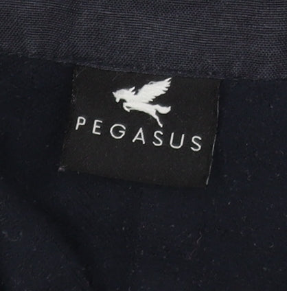 Pegasus Men's Blue Cargo Trousers 34Wx33L Regular Fit