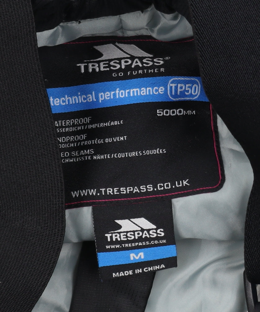 Trespass Men's Black Waterproof Snow Pants Trousers M Regular