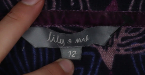 Lily and Me Women's Multicoloured Size 12 Shift Dress