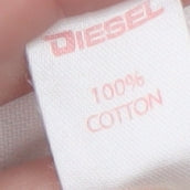 Diesel Boys White Long Sleeve Button-Up Cotton Shirt Age 13