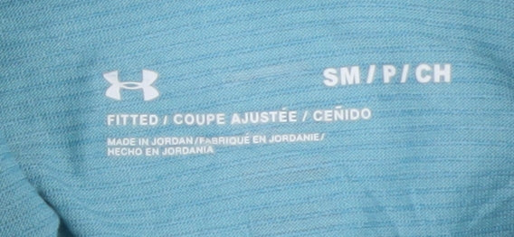 Under Armour Men's Blue Small 1/4 Zip Running Track Jacket