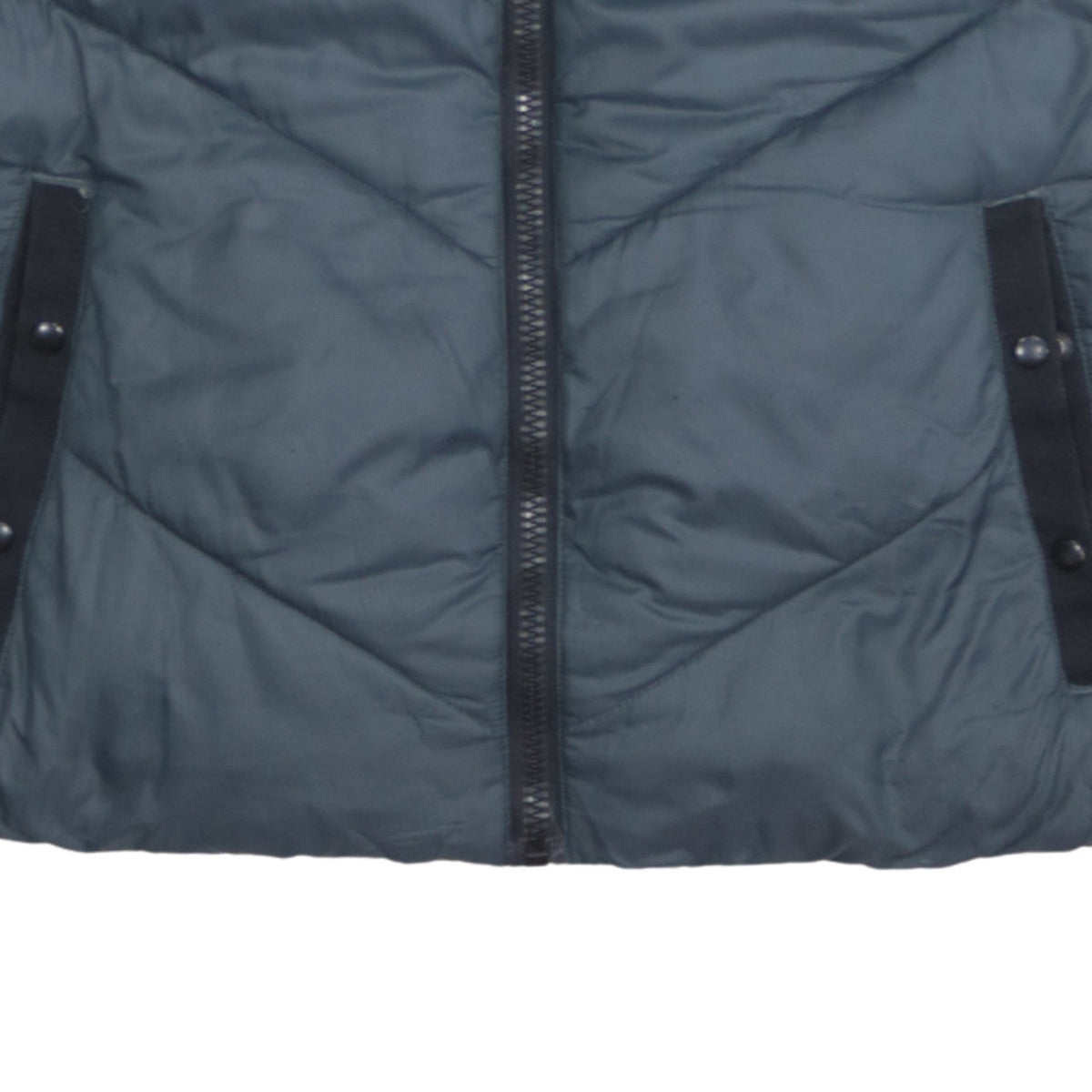 Gap Men's Grey Puffer Waistcoat M Regular Fit Lightweight