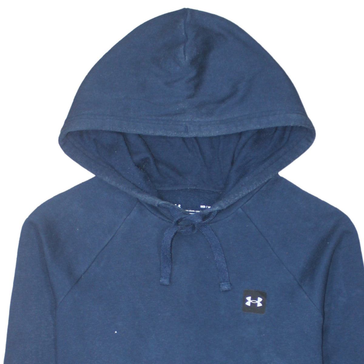 Under Armour Men’s Blue Pullover Hoodie M Loose Fit Fleece Sweatshirt