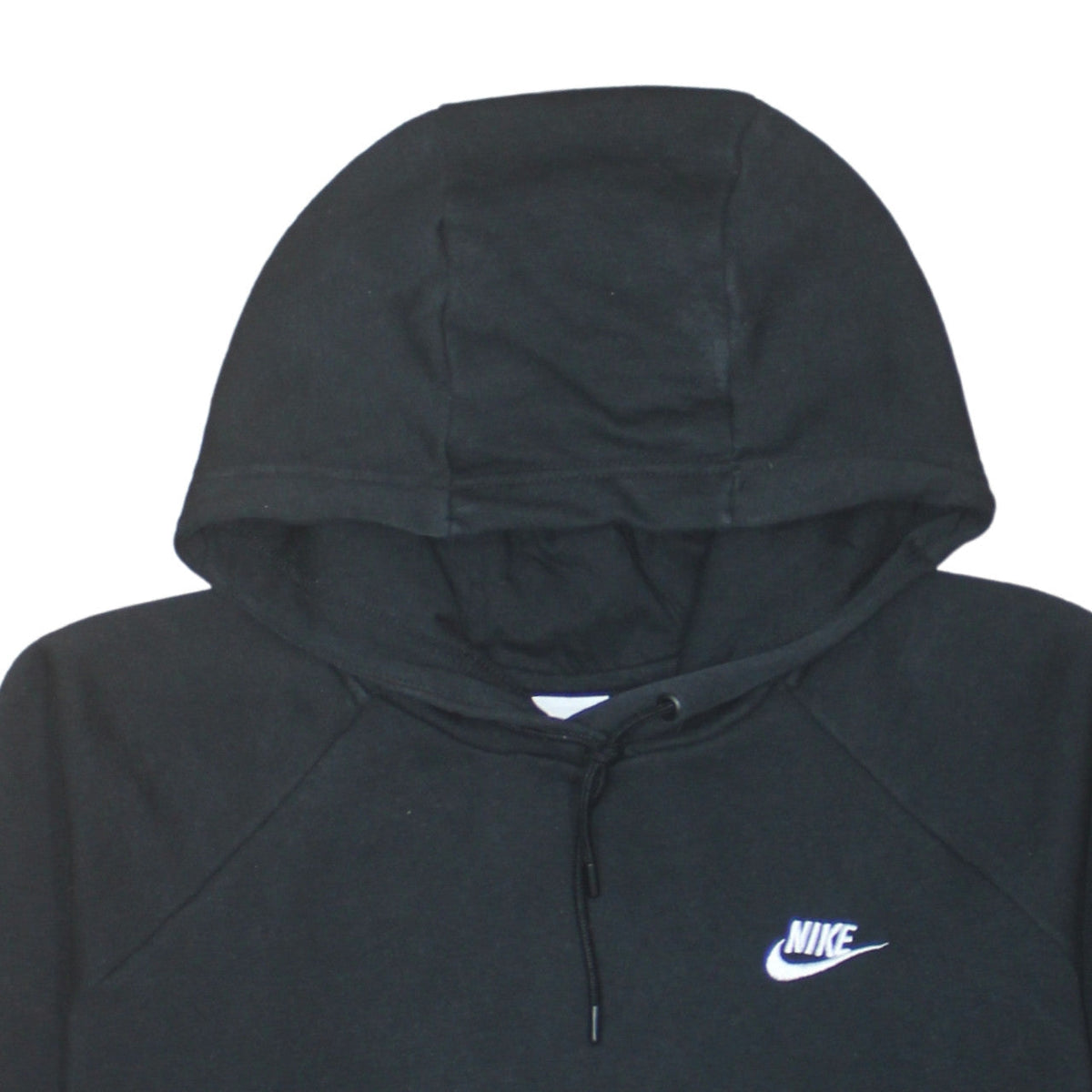 Nike Womens Black XL Pullover Hoodie Cotton Blend Sportswear