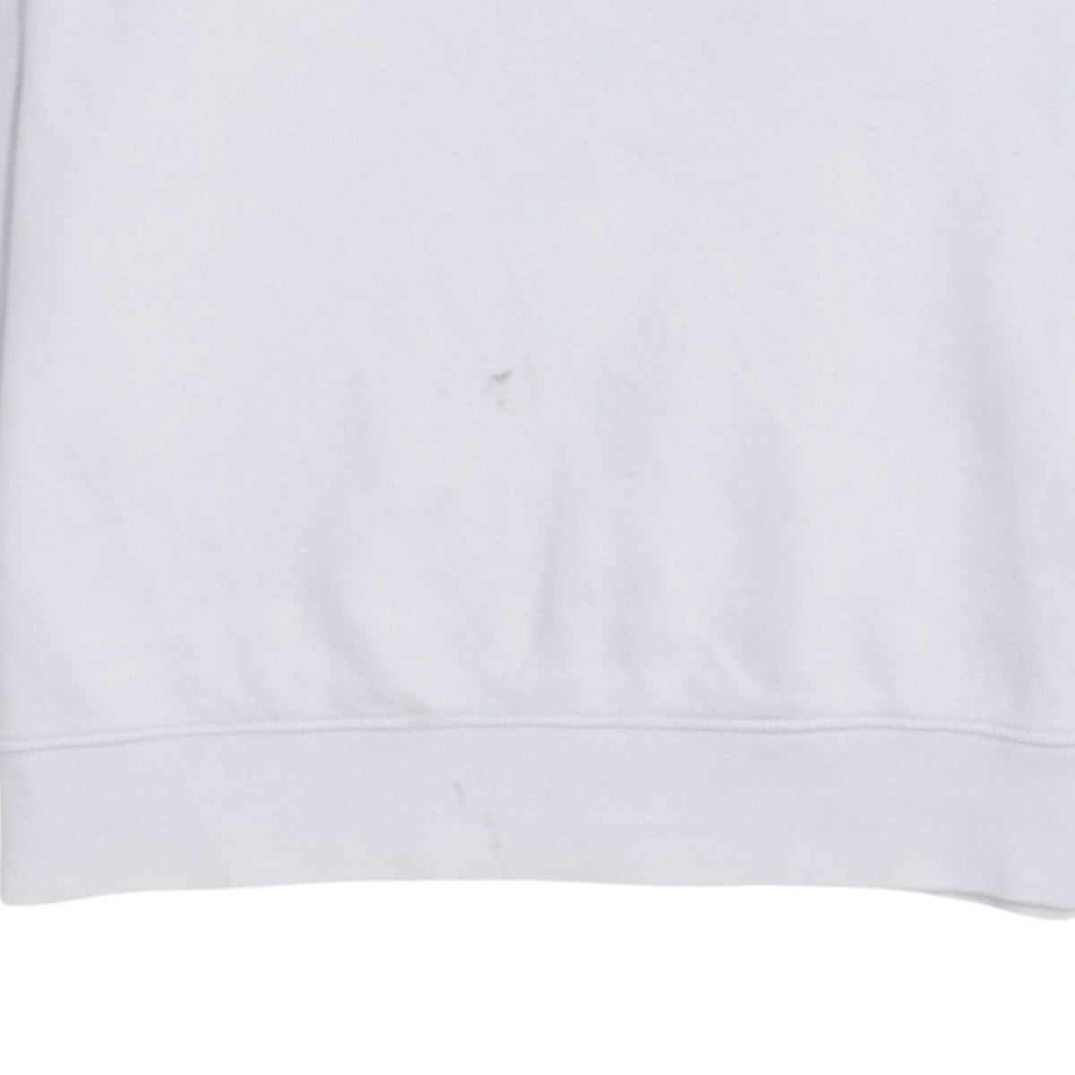 Nike Womens White Cotton Blend Pullover Sweatshirt M