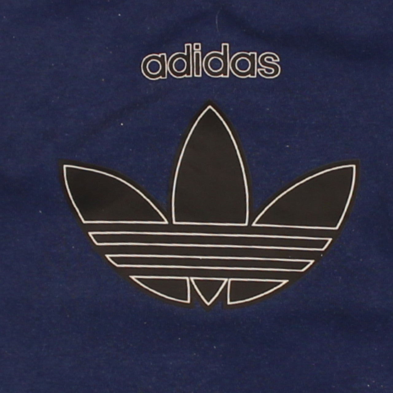 Adidas Boys Blue and Black Crew Neck Sweatshirt Size 13-14 Years