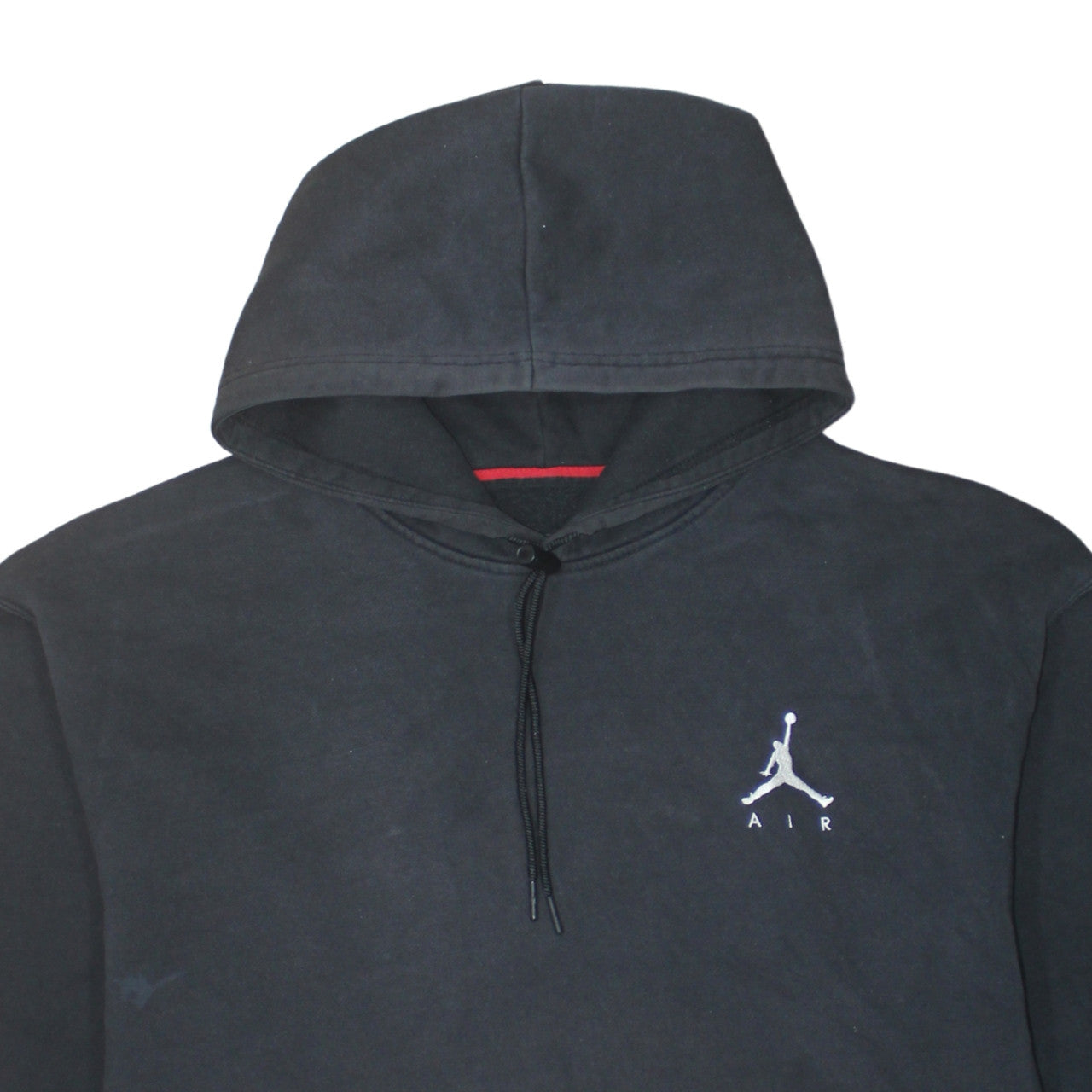 Jordan Men's Black 2XL Pullover Hoodie Embroidered Logo Fleece