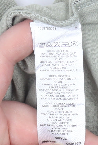 French Connection Men's Green Cotton Polo Shirt Size L