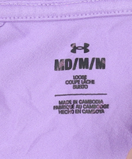 Under Armour Women's Purple 1/2 Zip Pullover Sweatshirt M