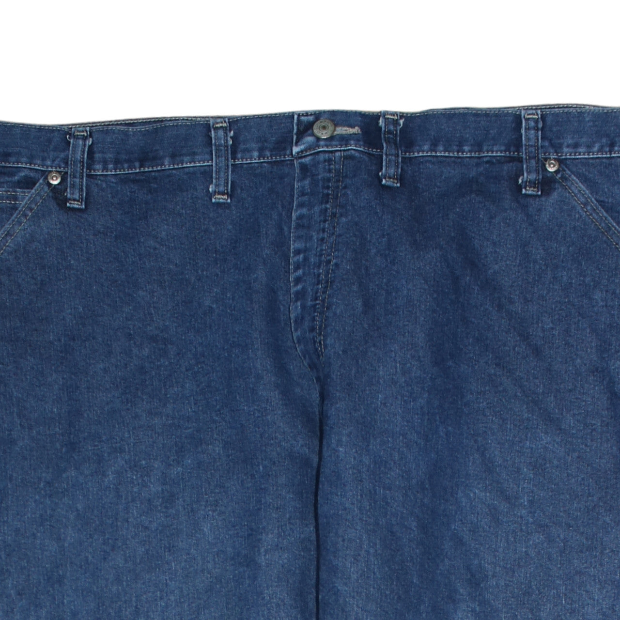 Wrangler Men's Blue Denim Carpenter Jeans 44x30 Relaxed Fit