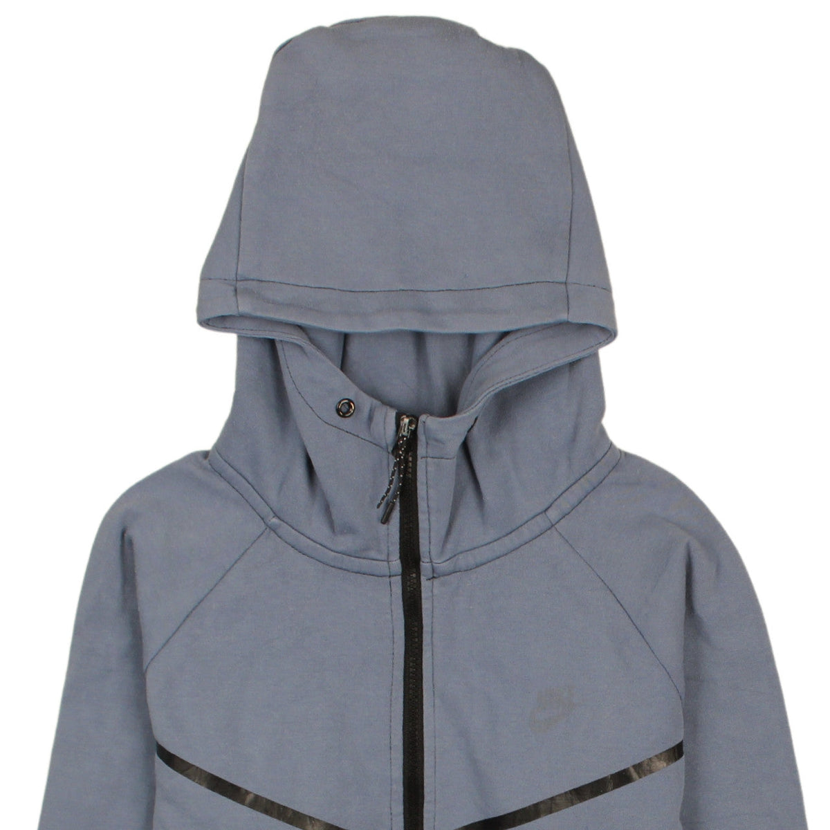 Nike Men's Blue Full Zip Hoodie Size M High Neck Sportswear