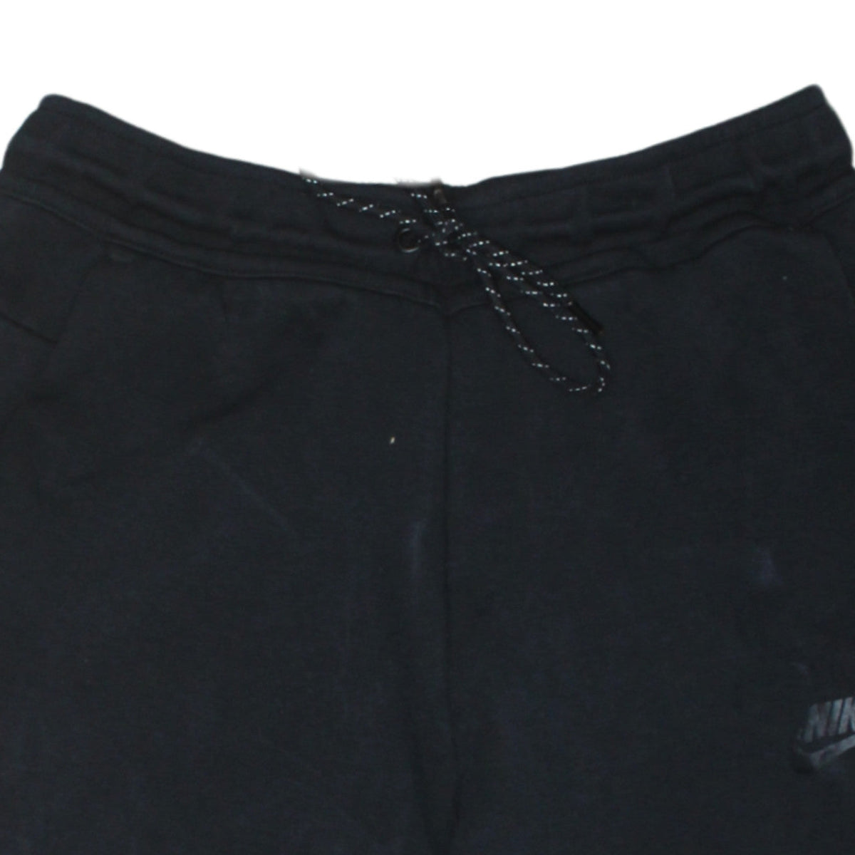 Nike Men Black Jogger Sweatpants XS Regular Fit Fleece Tapered