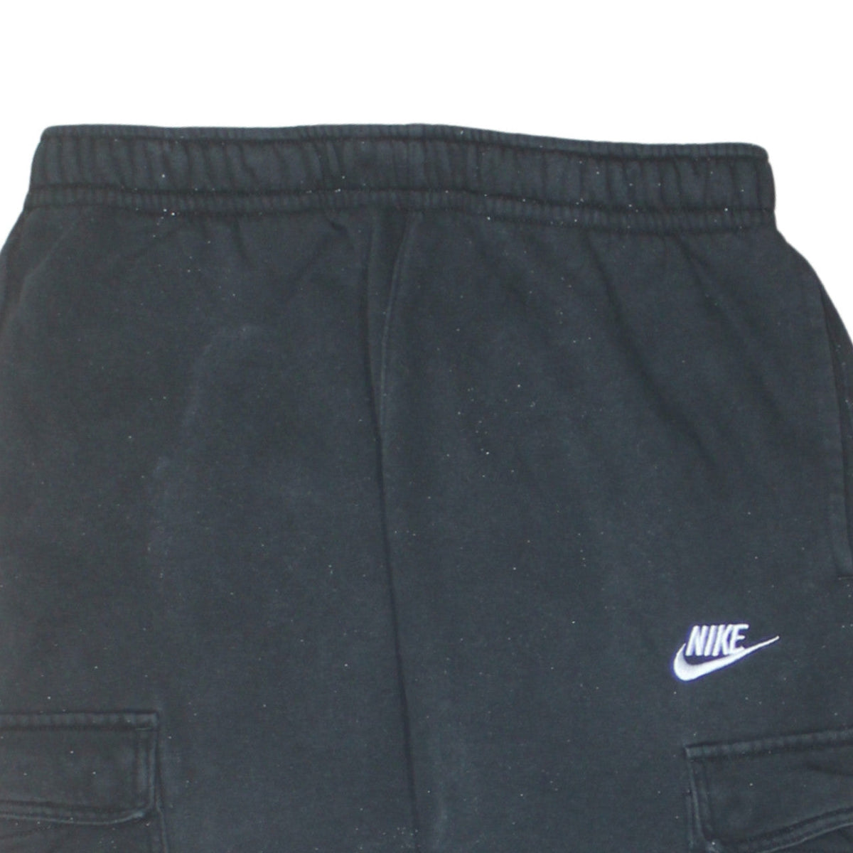 Nike Men's Black Cargo Fleece Joggers Trousers Size S Regular Fit