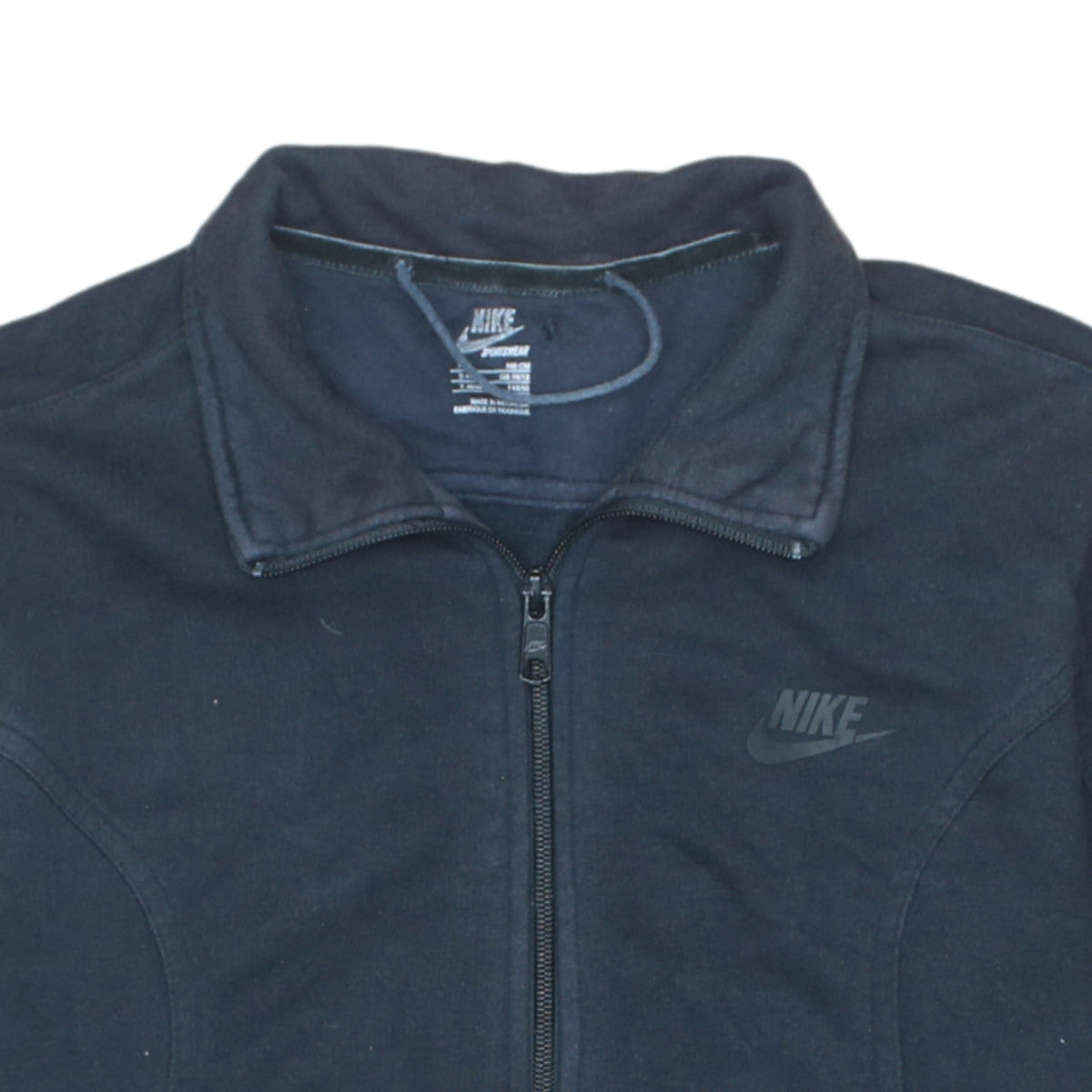 Nike Women’s Black Full Zip Sweatshirt XL Classic Fit