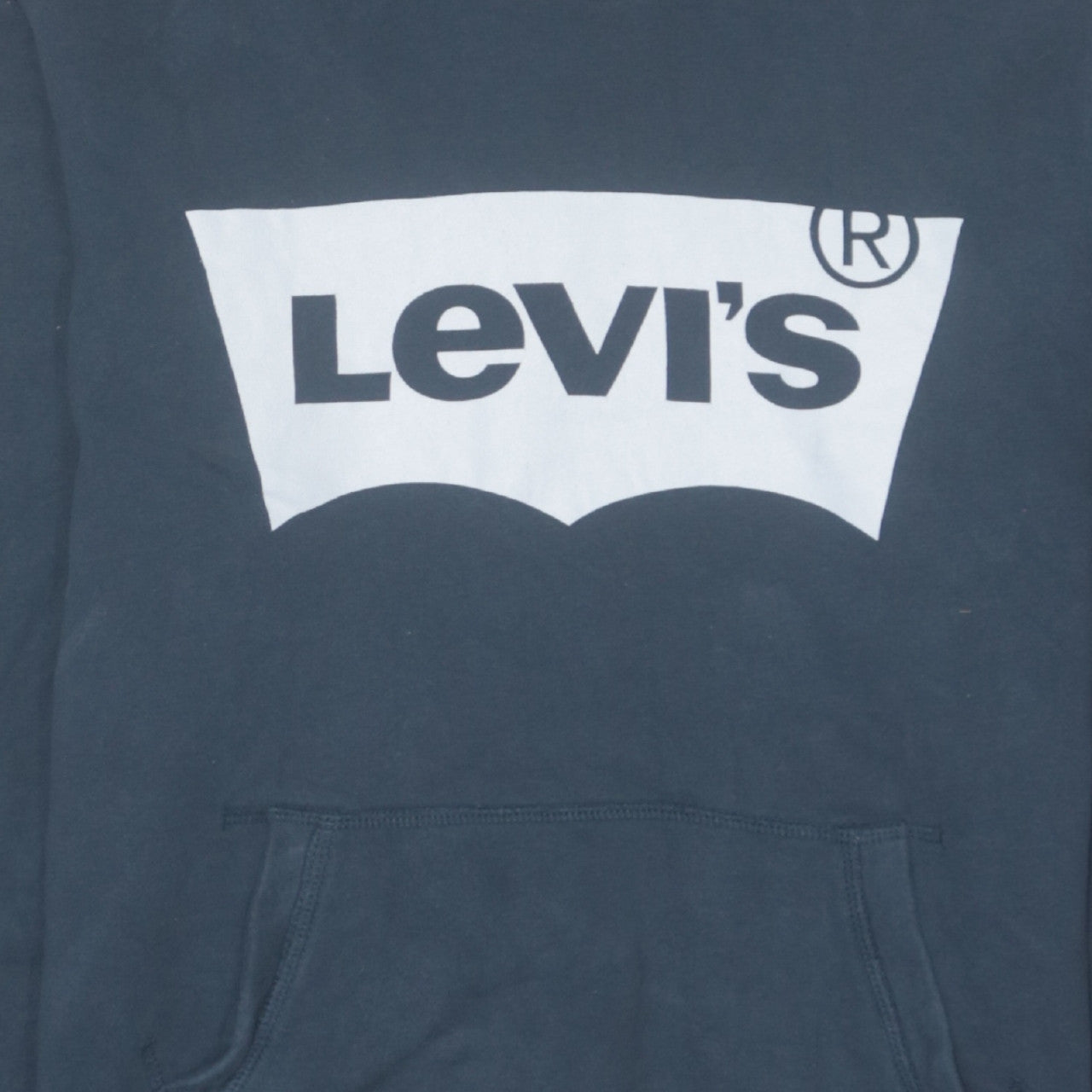 Levi's Boys Blue Pullover Hoodie Size 16 Years Logo Fleece Sweatshirt