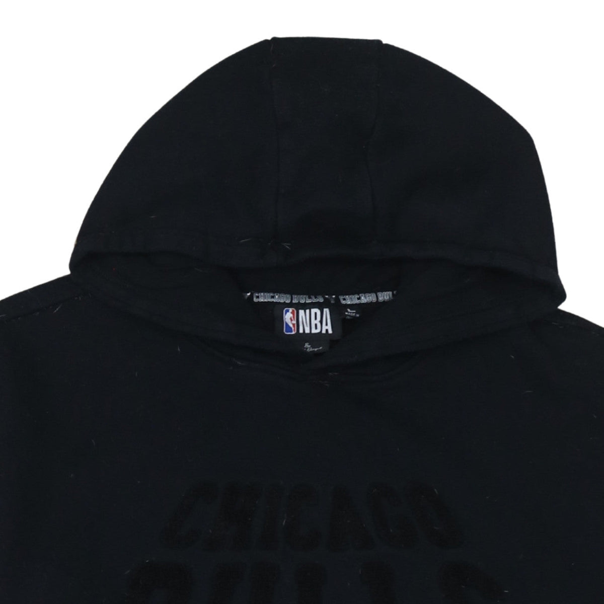 Primark NBA Chicago Bulls Men's Black Large Pullover Hoodie