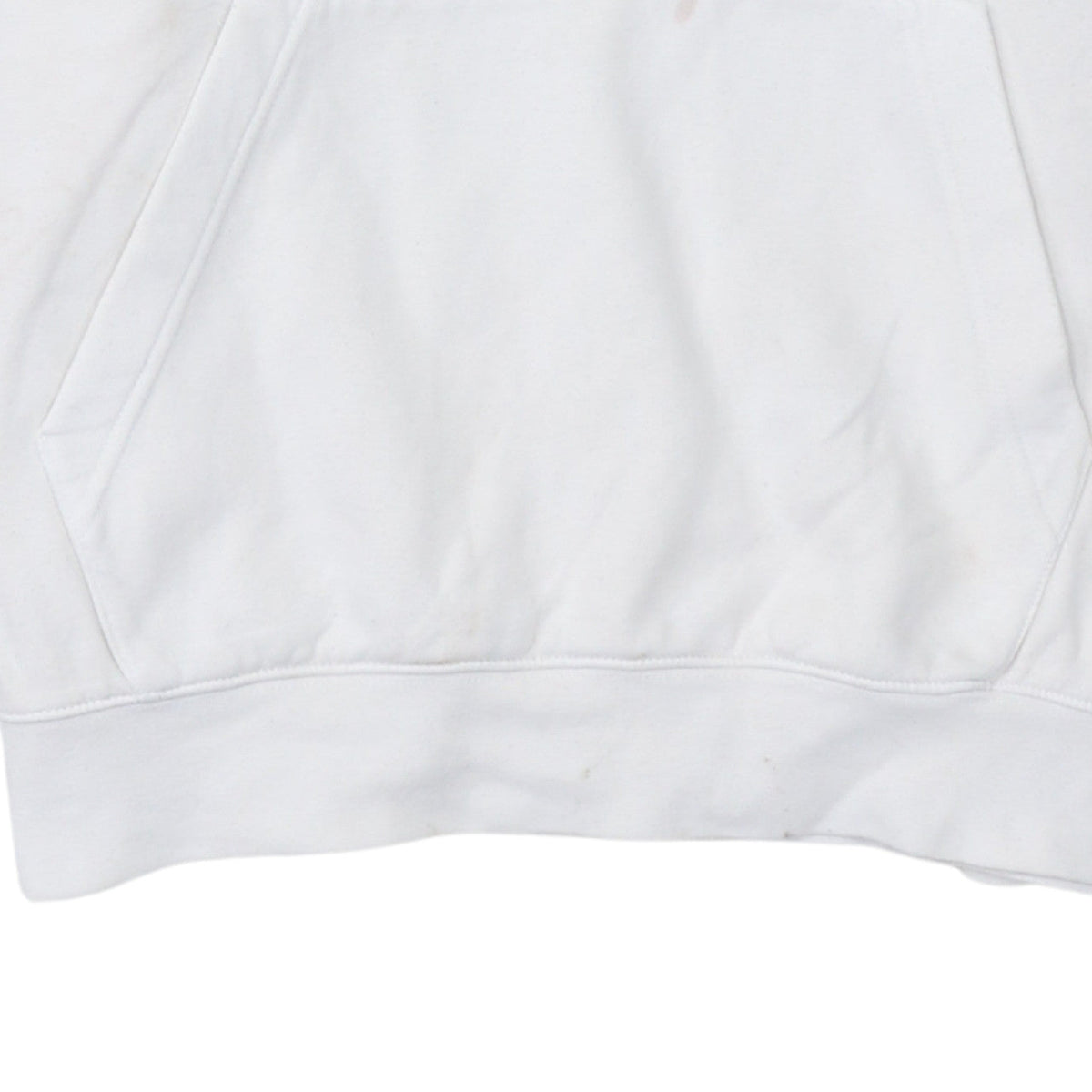 Nike Men’s White Pullover Hoodie M Sports Fleece Sweatshirt