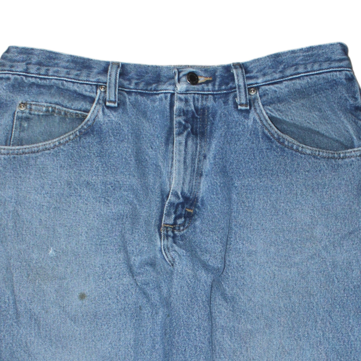 Wrangler Men's Blue Relaxed Fit Straight Jeans 34W 29L Denim