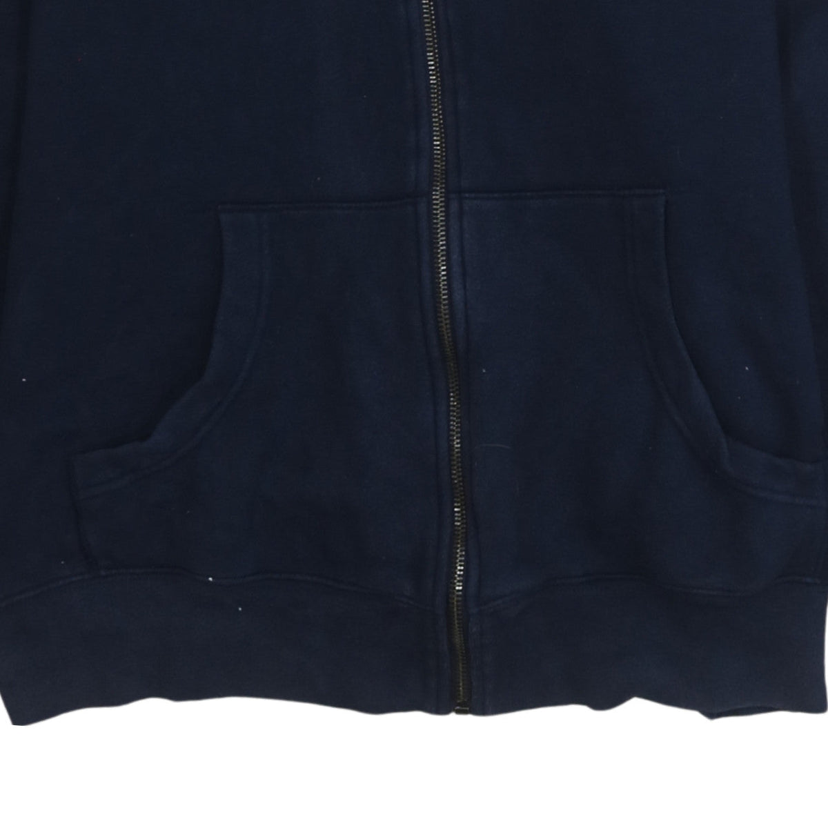 Tommy Hilfiger Men's Blue Full Zip Hoodie M Logo Embroidered Classic