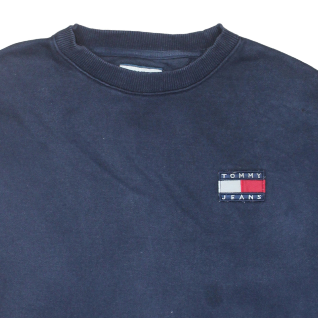 Tommy Jeans Men’s Blue XS Pullover Sweatshirt with Logo