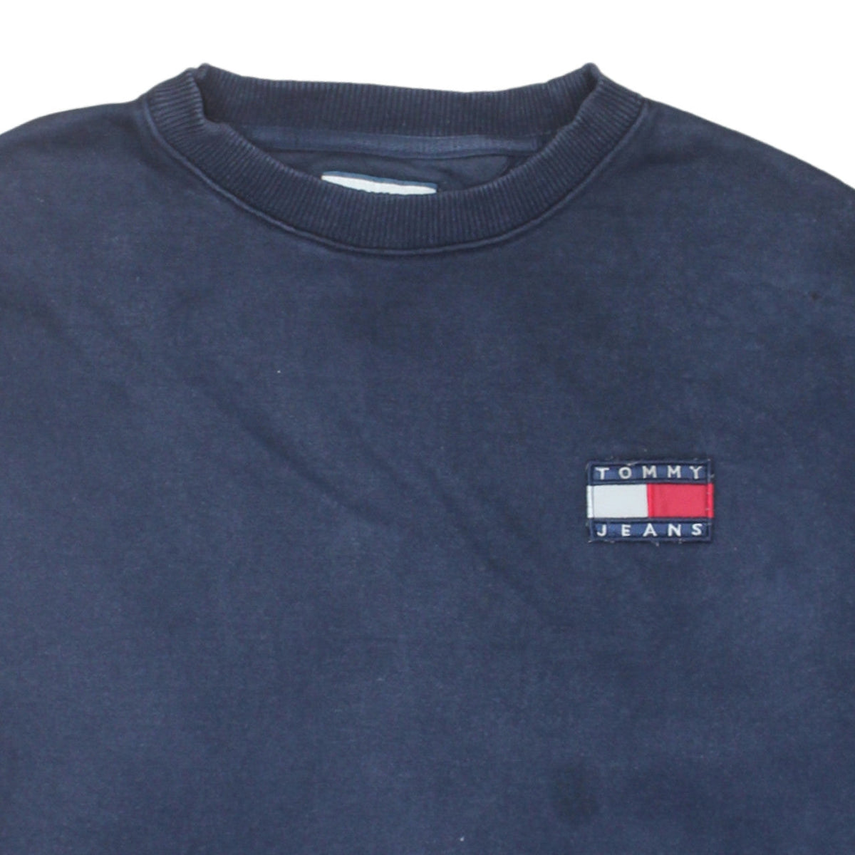 Tommy Jeans Men’s Blue XS Pullover Sweatshirt with Logo