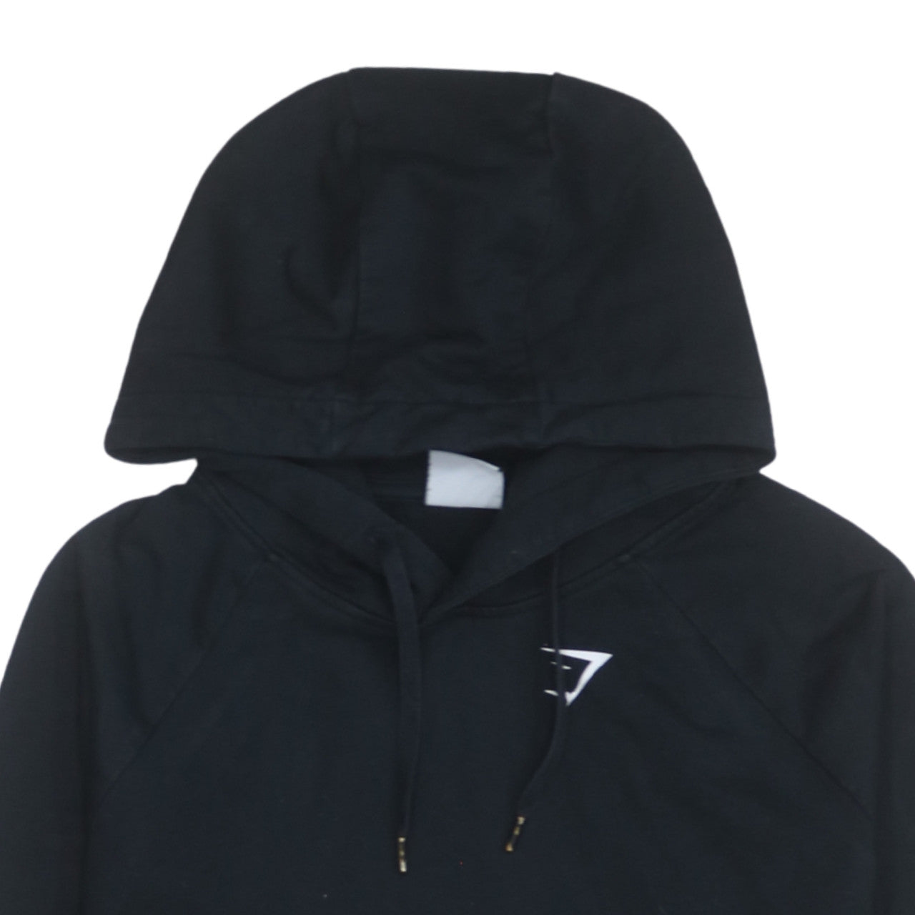 Gymshark Womens Black Pullover Hoodie Small Hooded Sweatshirt