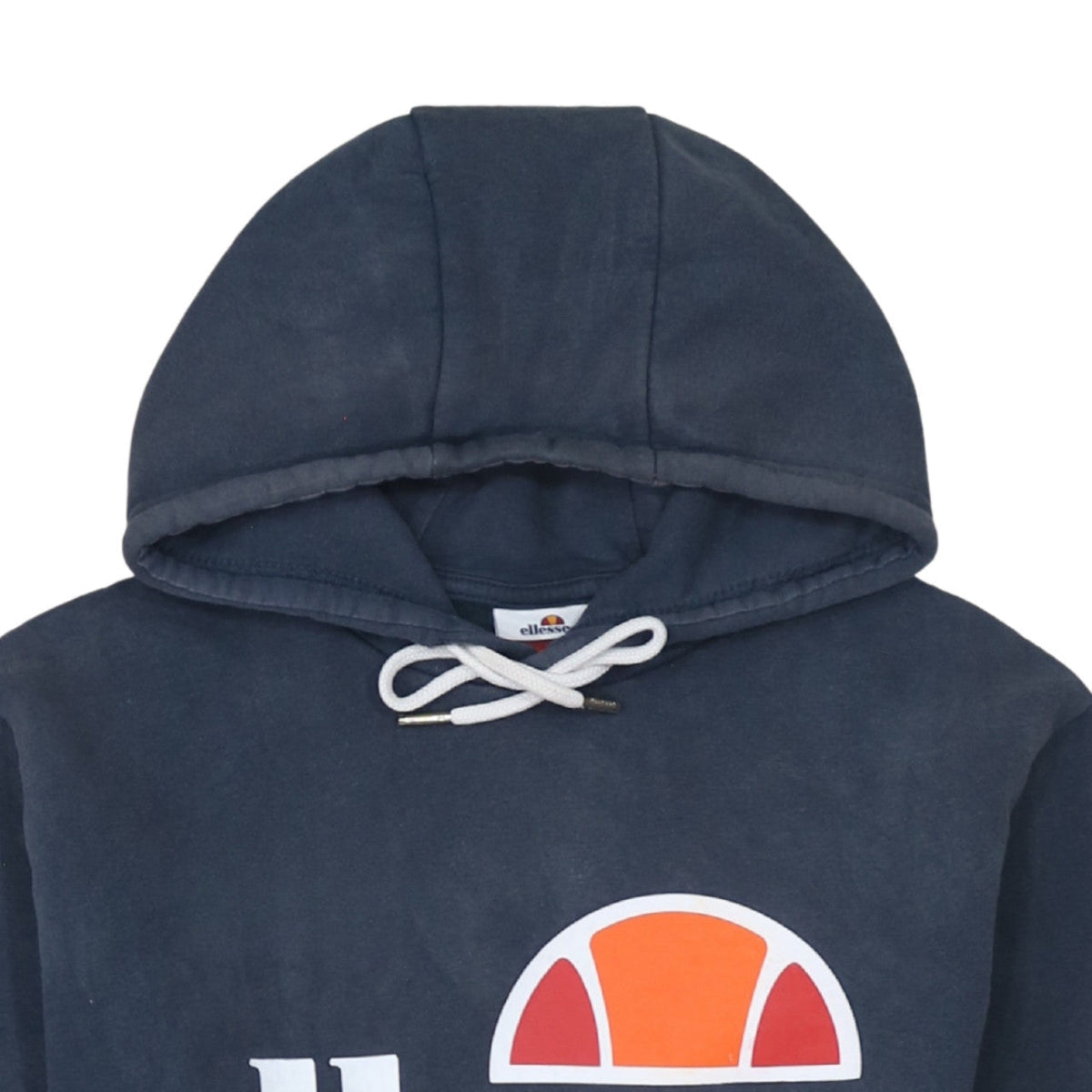 Ellesse Mens Blue Pullover Hoodie XS Logo Fleece Sweatshirt