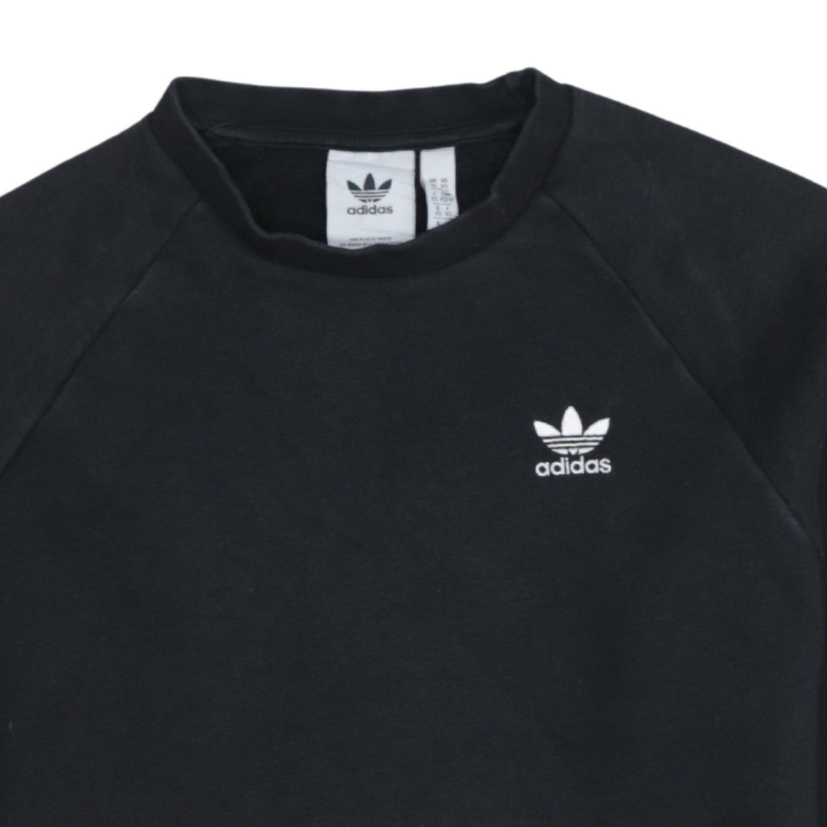 Adidas Men's Black Crew Neck Pullover Sweatshirt XS