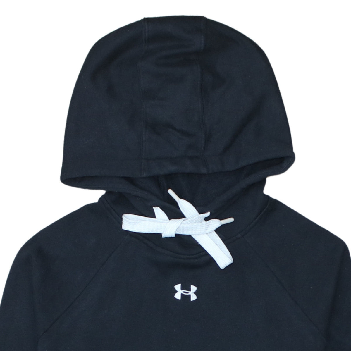 Under Armour Men's Black M Pullover Hoodie with Logo Pocket