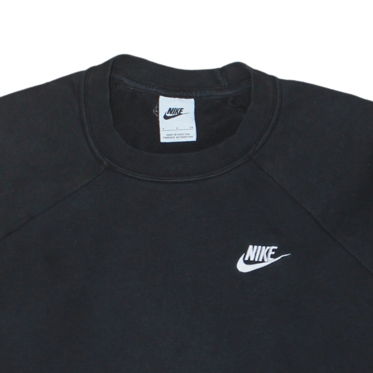 Nike Men's Black Fleece Pullover Sweatshirt Size S Regular Fit