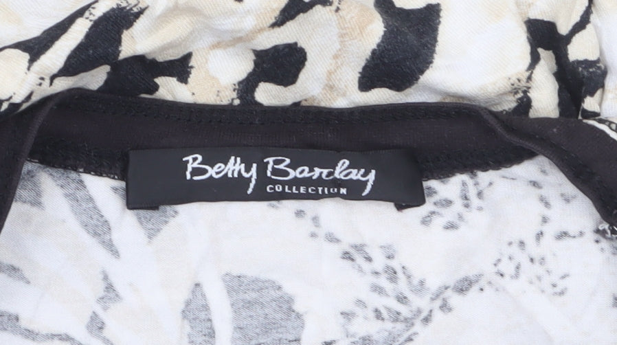 Betty Barclay Women’s Multicoloured Animal Print Viscose Top Size 12