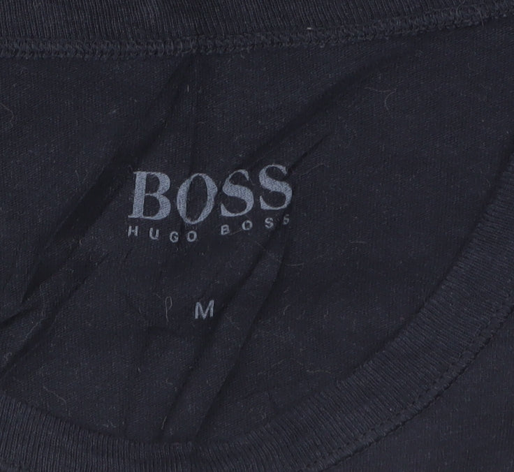 Hugo Boss Men’s Black Crew Neck Short Sleeve Cotton T-Shirt M