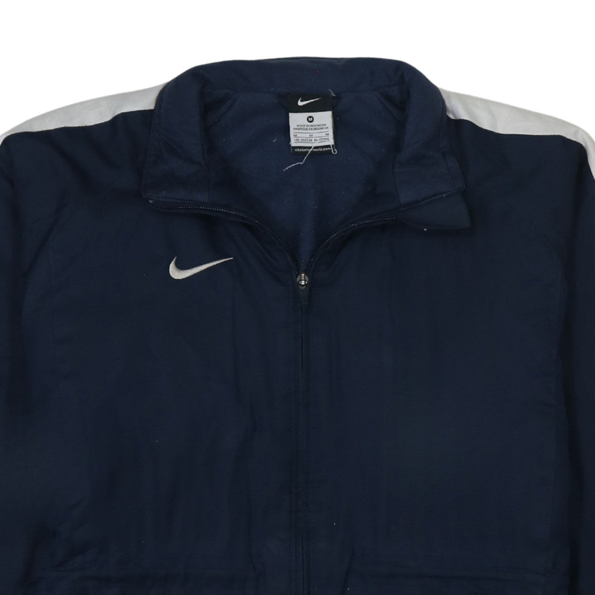 Nike Boys Blue Track Jacket 10-12 Years Full Zip Lightweight Sportswear