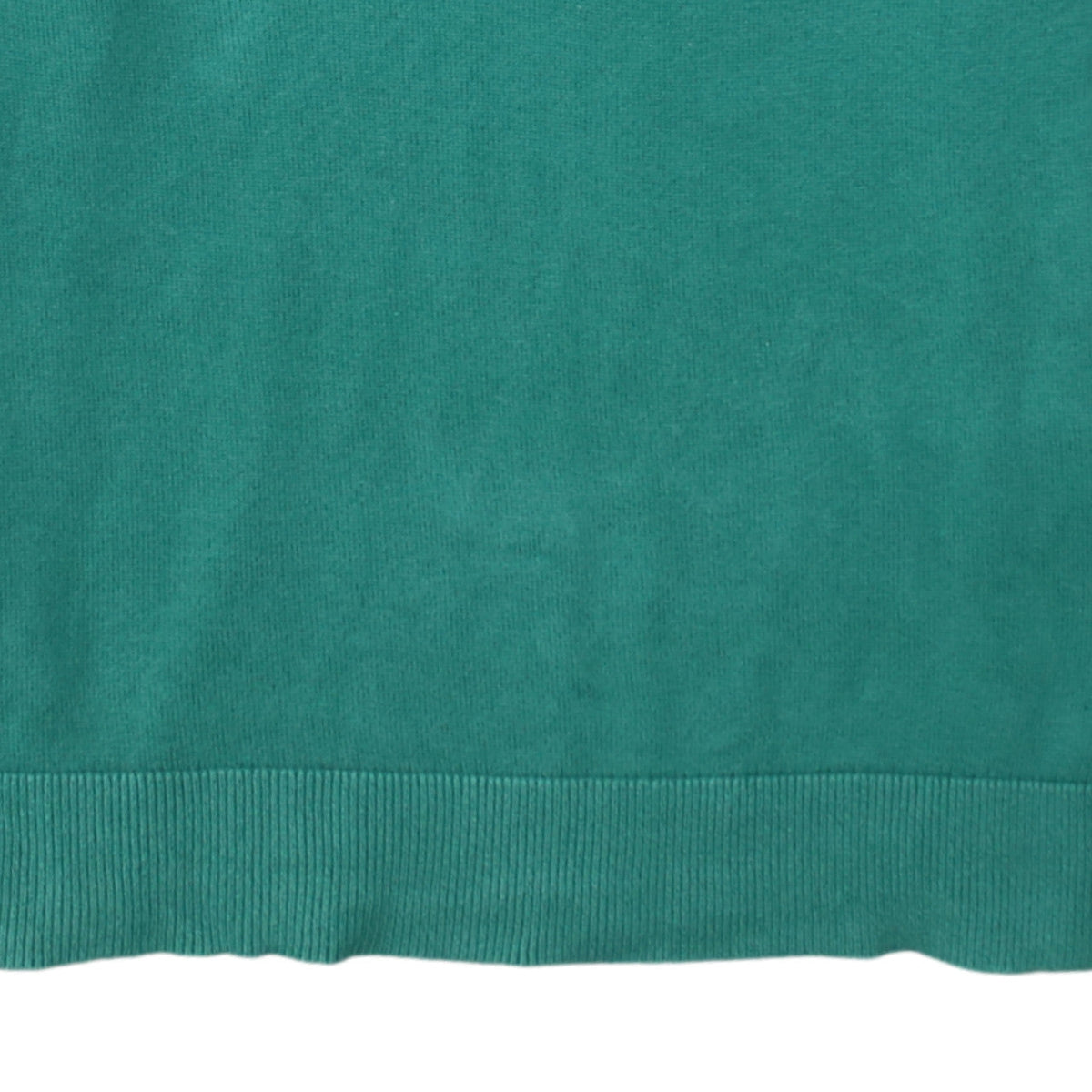 Tommy Hilfiger Men’s Green Cotton V-Neck Jumper Size M