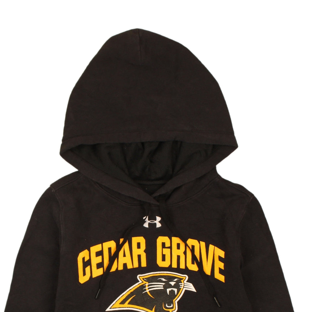 Under Armour Men's Black XS Pullover Hoodie Cedar Grove Panthers Soccer ColdGear