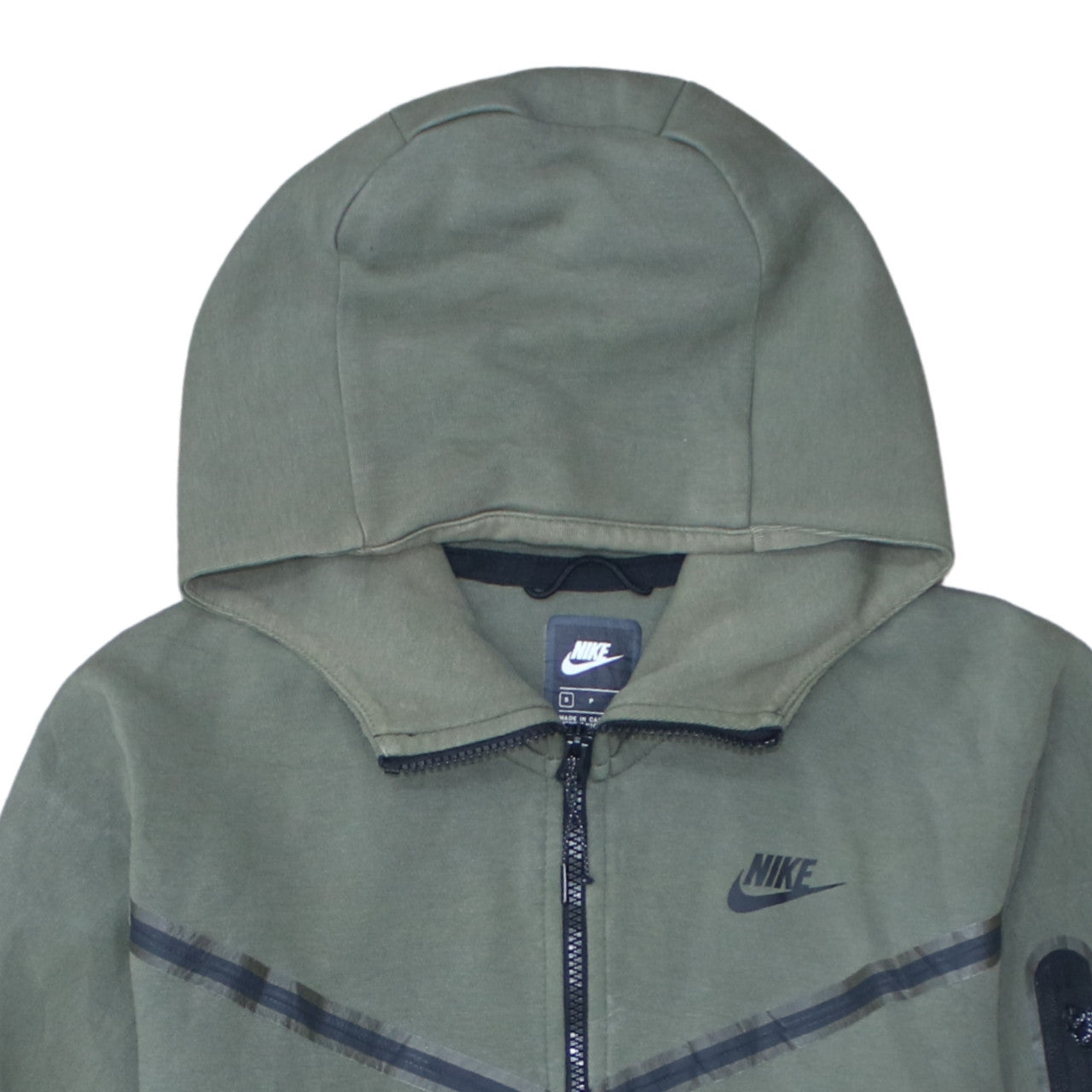 Nike Men's Green Full Zip Hoodie Size S Fleece Sportswear