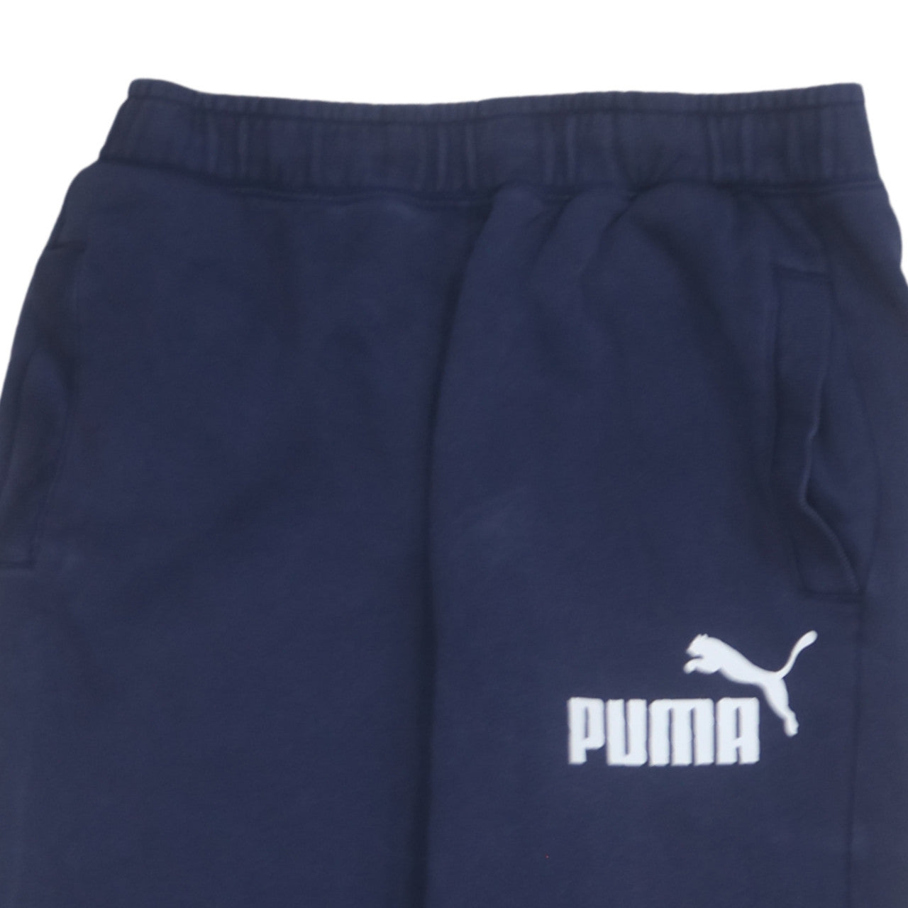 Puma Mens Blue M Regular Fit Fleece Sweatpants Joggers
