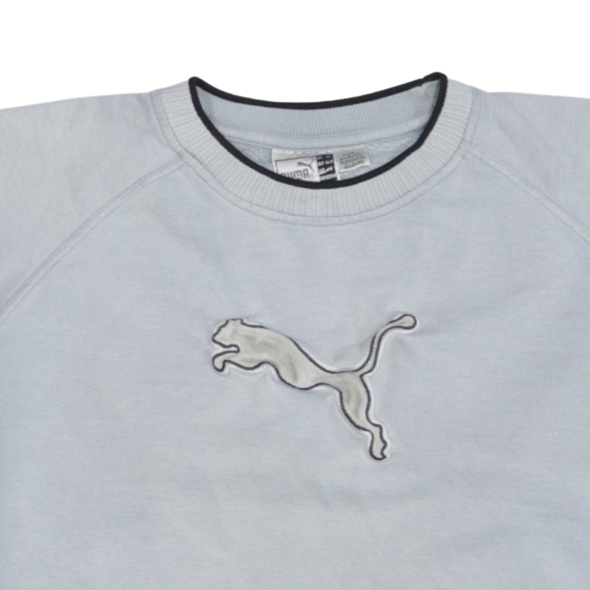 Puma Womens Light Grey Crew Neck Pullover Sweatshirt XL