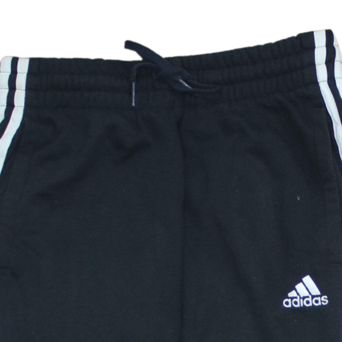 Adidas Womens Black XS Jogger Sweatpants with Side Stripes