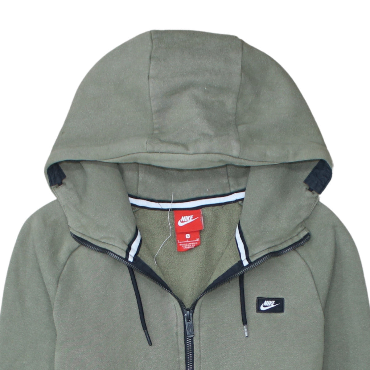 Nike Men’s Green Fleece 1/2 Zip Hoodie Size S Regular Fit