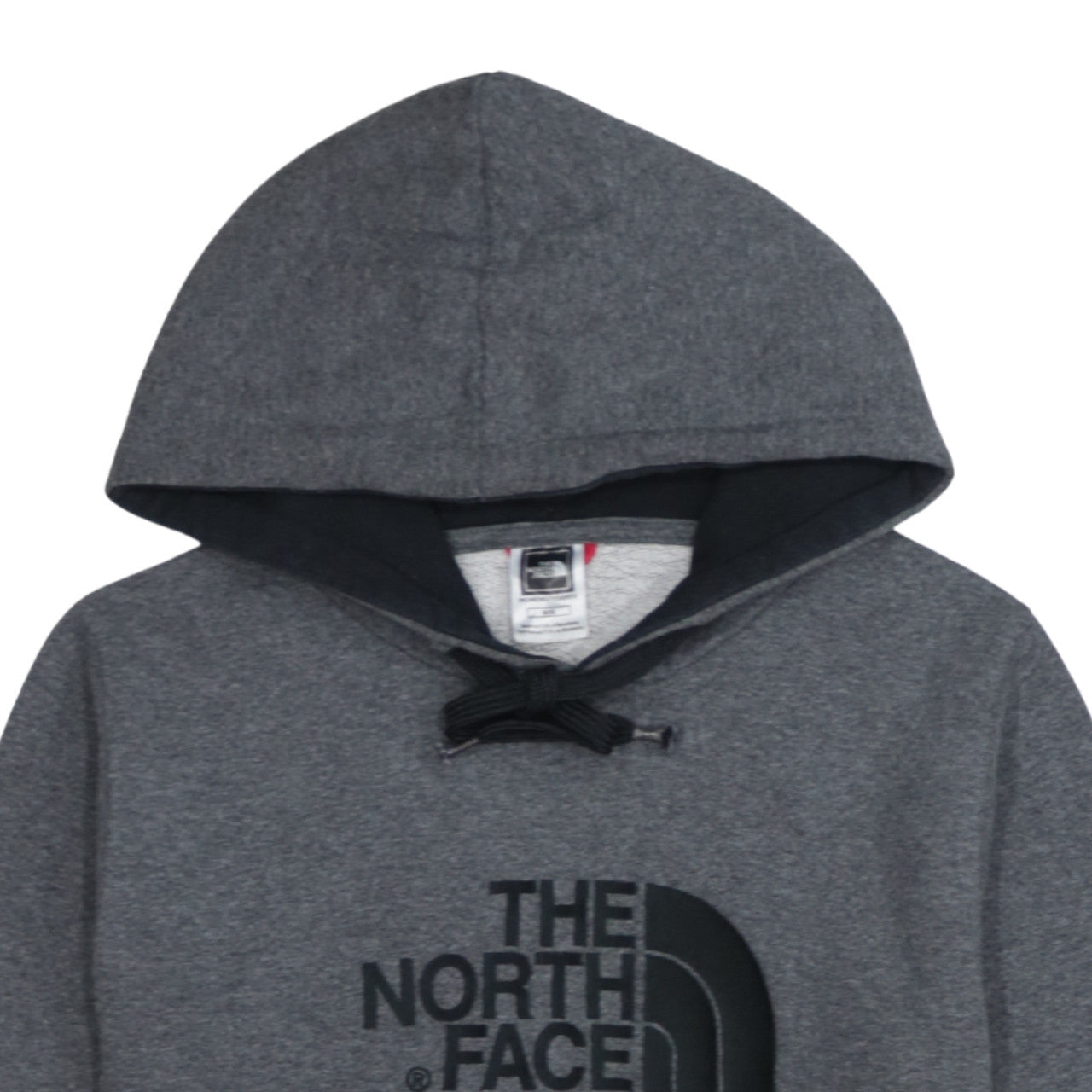 The North Face Womens Grey Pullover Hoodie Medium Cotton Blend