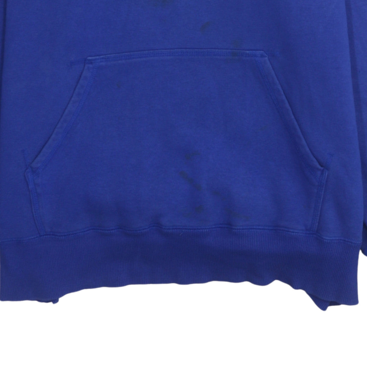 Nike Womens Blue Pullover Hoodie XL Cotton Blend Logo Front