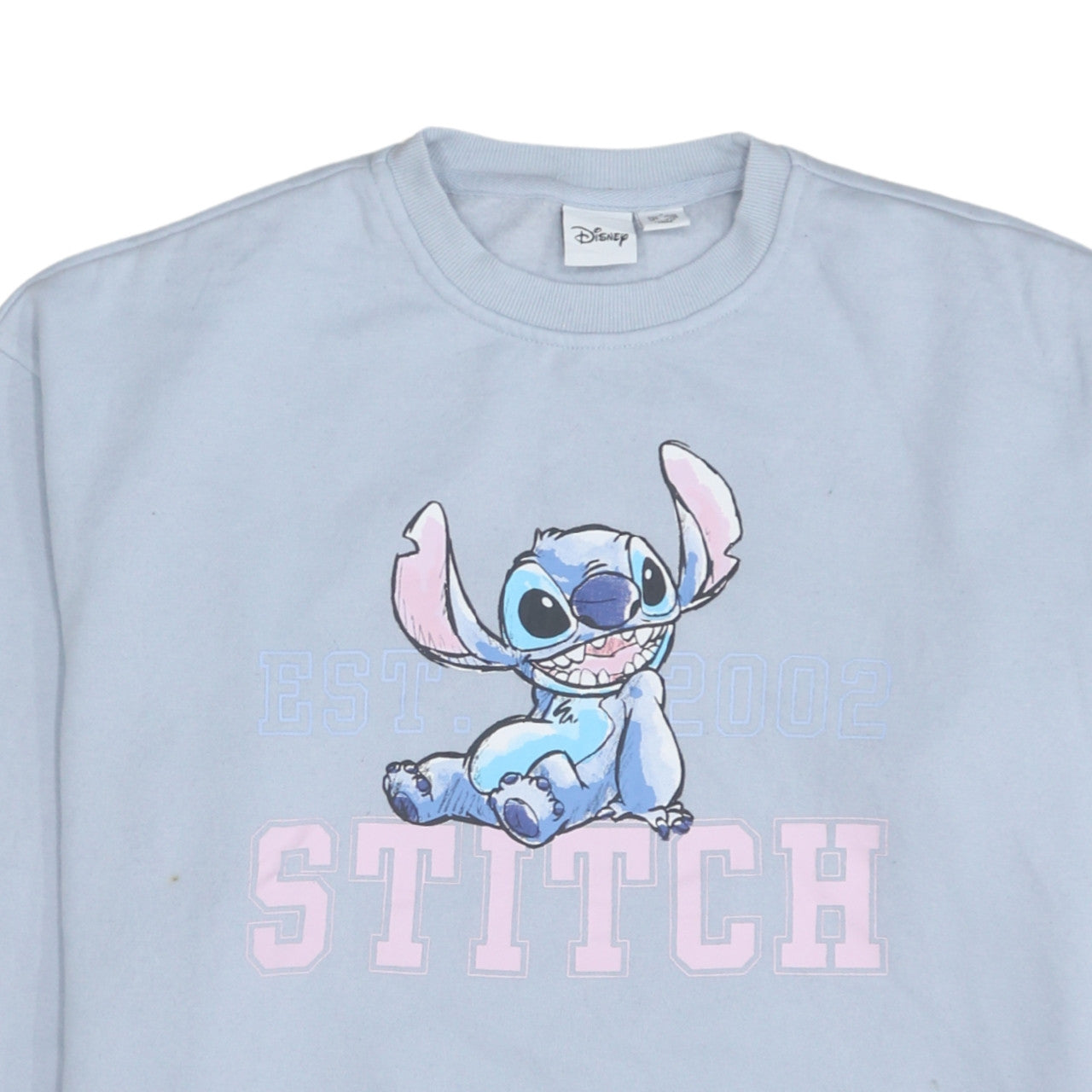 Disney x Primark Women’s Blue Stitch Sweatshirt UK 10/12