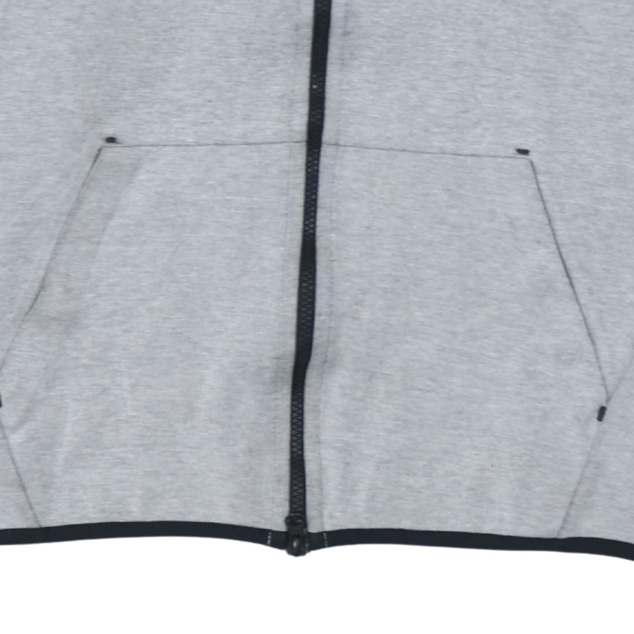 Nike Mens Grey Full Zip Hoodie M Lightweight Sportswear