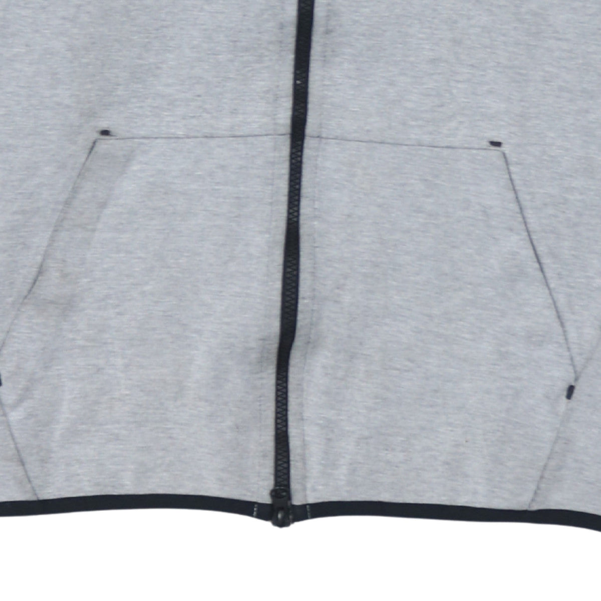 Nike Mens Grey Full Zip Hoodie M Lightweight Sportswear