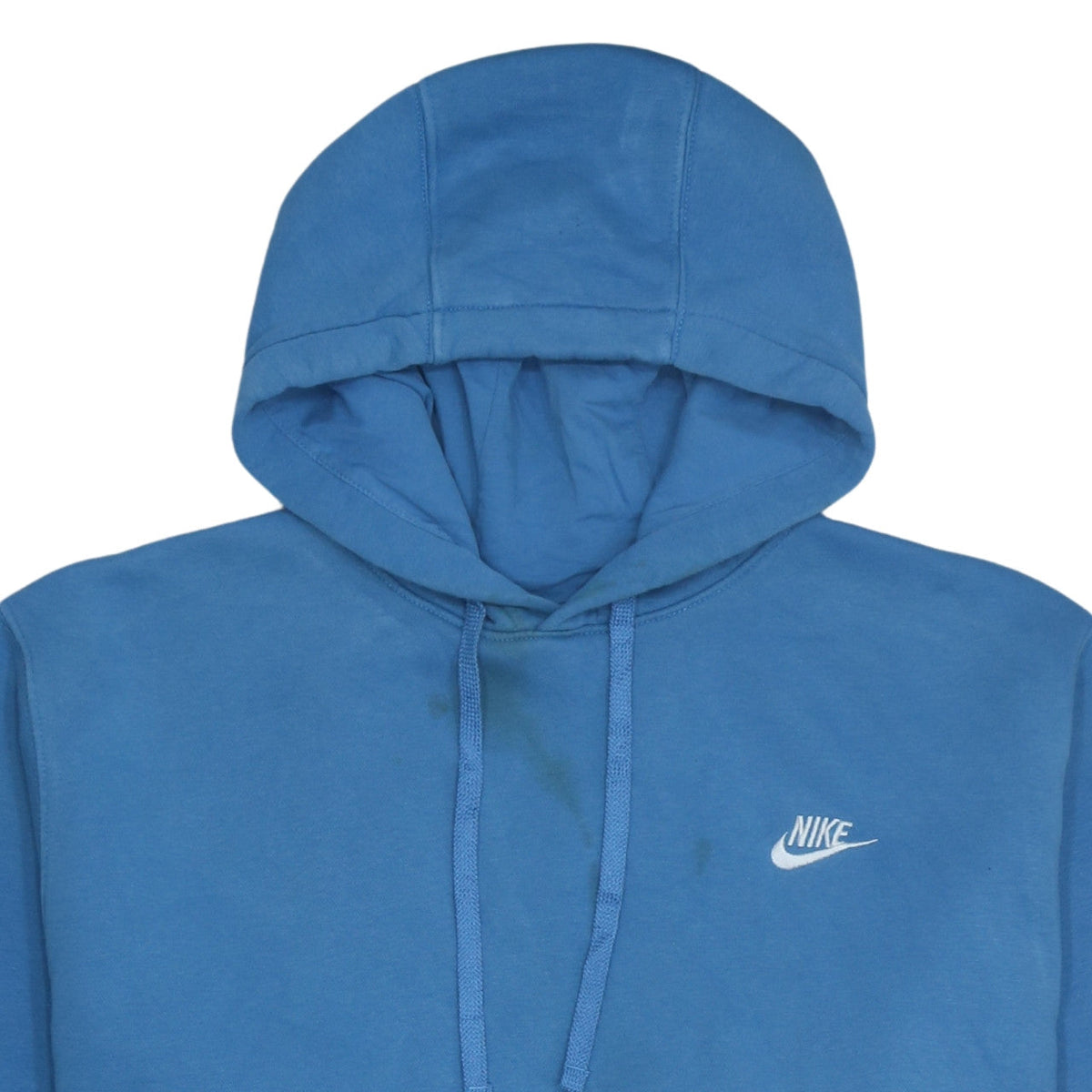 Nike Men's Blue Pullover Hoodie XL Regular Fit Cotton Fleece