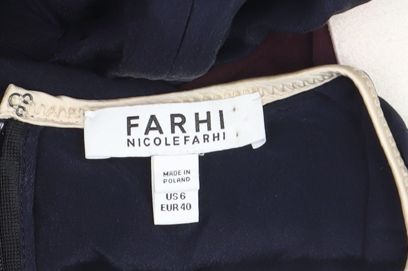 Nicole Farhi Women’s Multicolour Knee Length Shift Dress Size 12